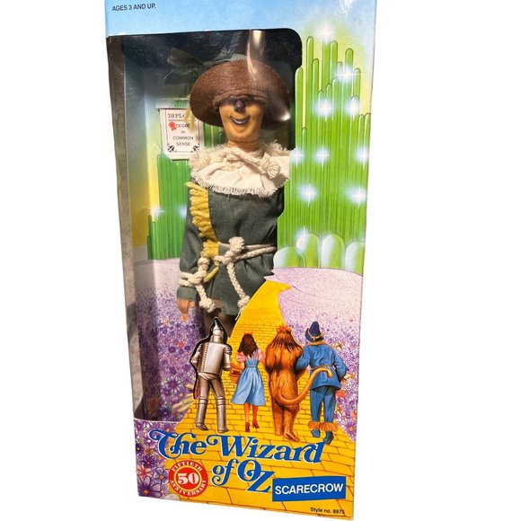 Wizard of Oz 50TH Anniversary Character Doll SCARECROW 1988 Multi Toys Corp - Picture 1 of 12